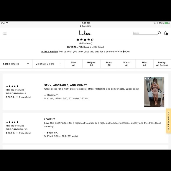 Lulu's Rose Gold Sequin Strapless Bodycon Mini Dress - Picture 10 of 16